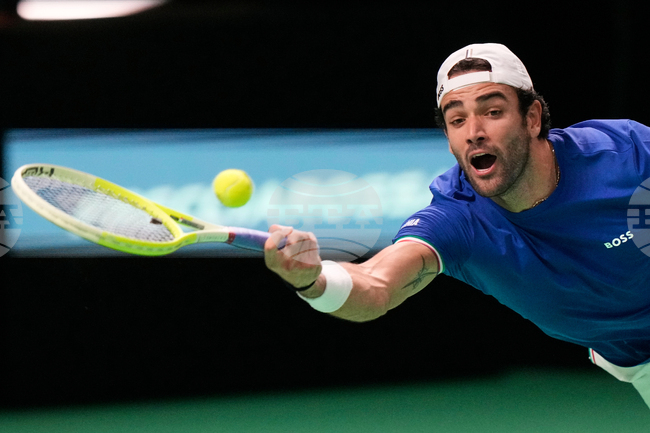 APTOPIX Italy Davis Cup Tennis