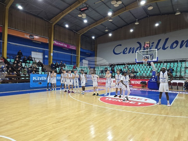 Спартак Плевен победи гостуващия Шумен в мач от осмия кръг на Националната баскетболна лига