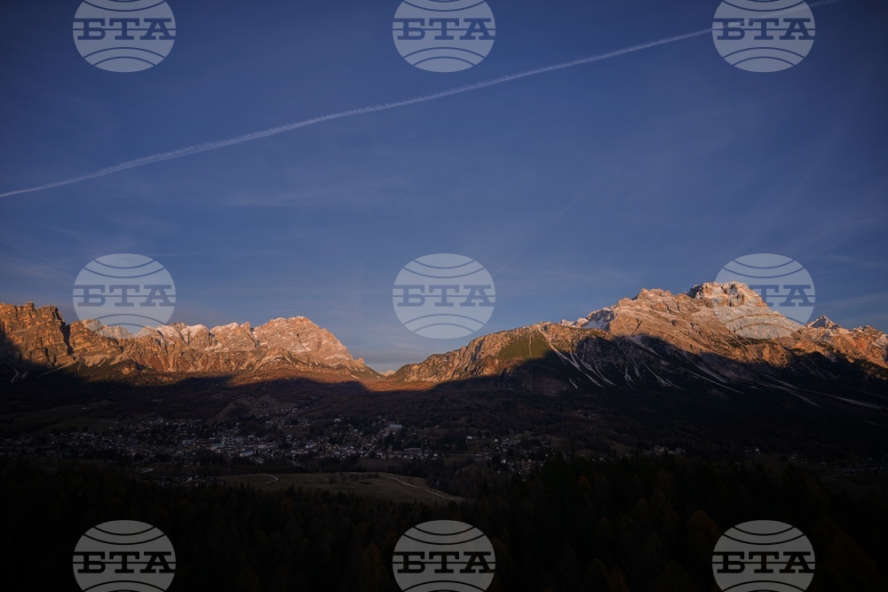 Italy Milan Cortina Winter Olympics Sliding Test