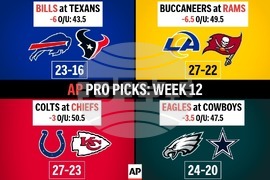 AP PRO PICKS WEEK 12