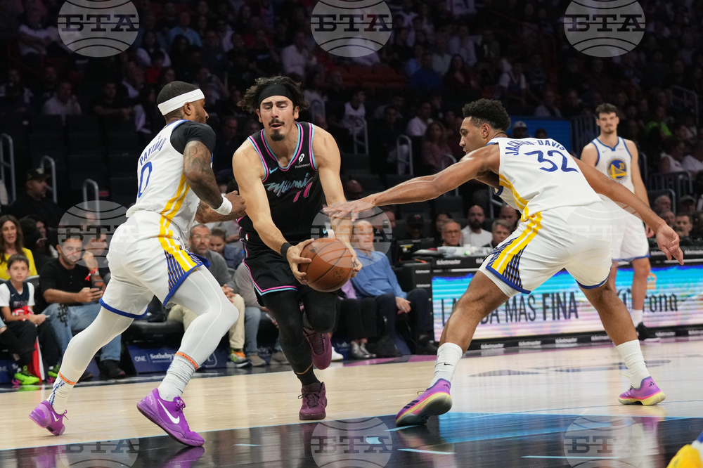 Warriors Heat Basketball