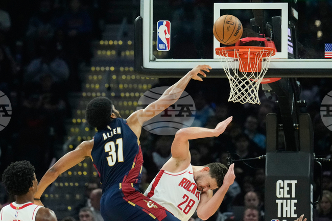 APTOPIX Rockets Cavaliers Basketball