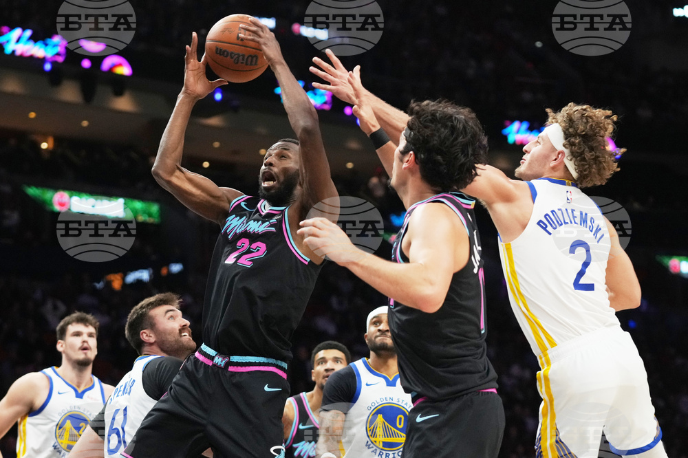 Warriors Heat Basketball