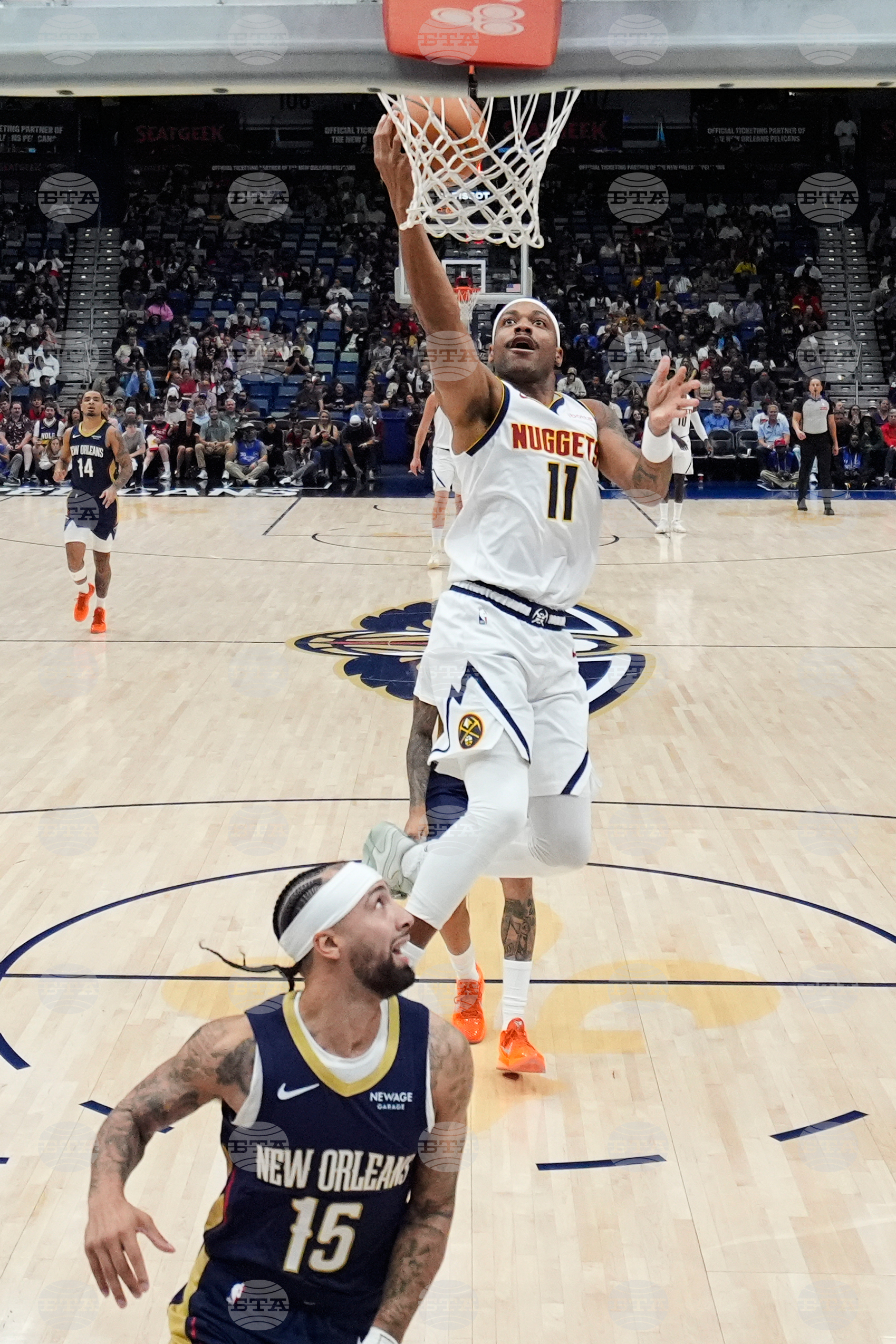 Nuggets Pelicans Basketball