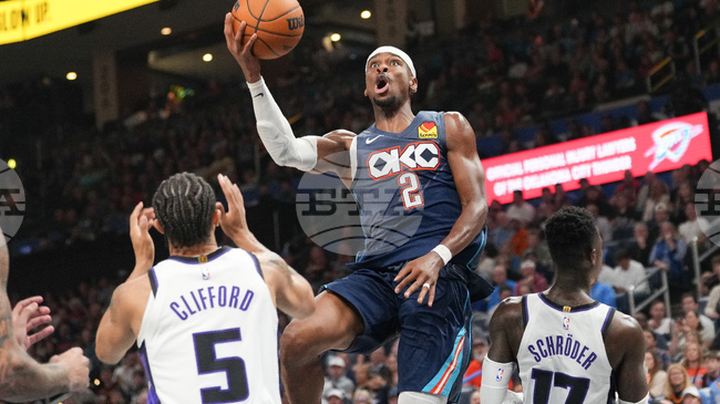 Оклахома Сити победи Сакраменто за петнадесети успех от началото на сезона в НБА