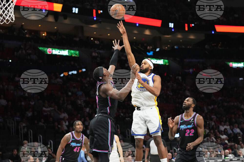 Warriors Heat Basketball