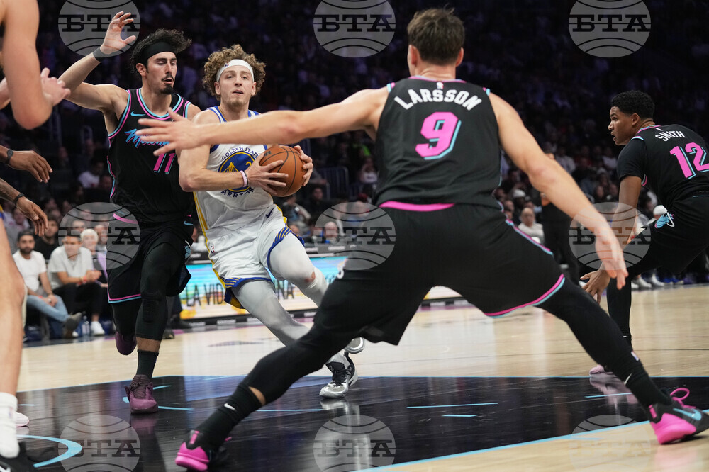 Warriors Heat Basketball