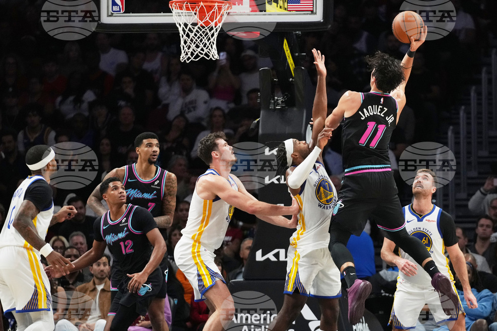 Warriors Heat Basketball