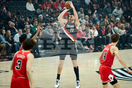 Trail Blazers Bulls Basketball