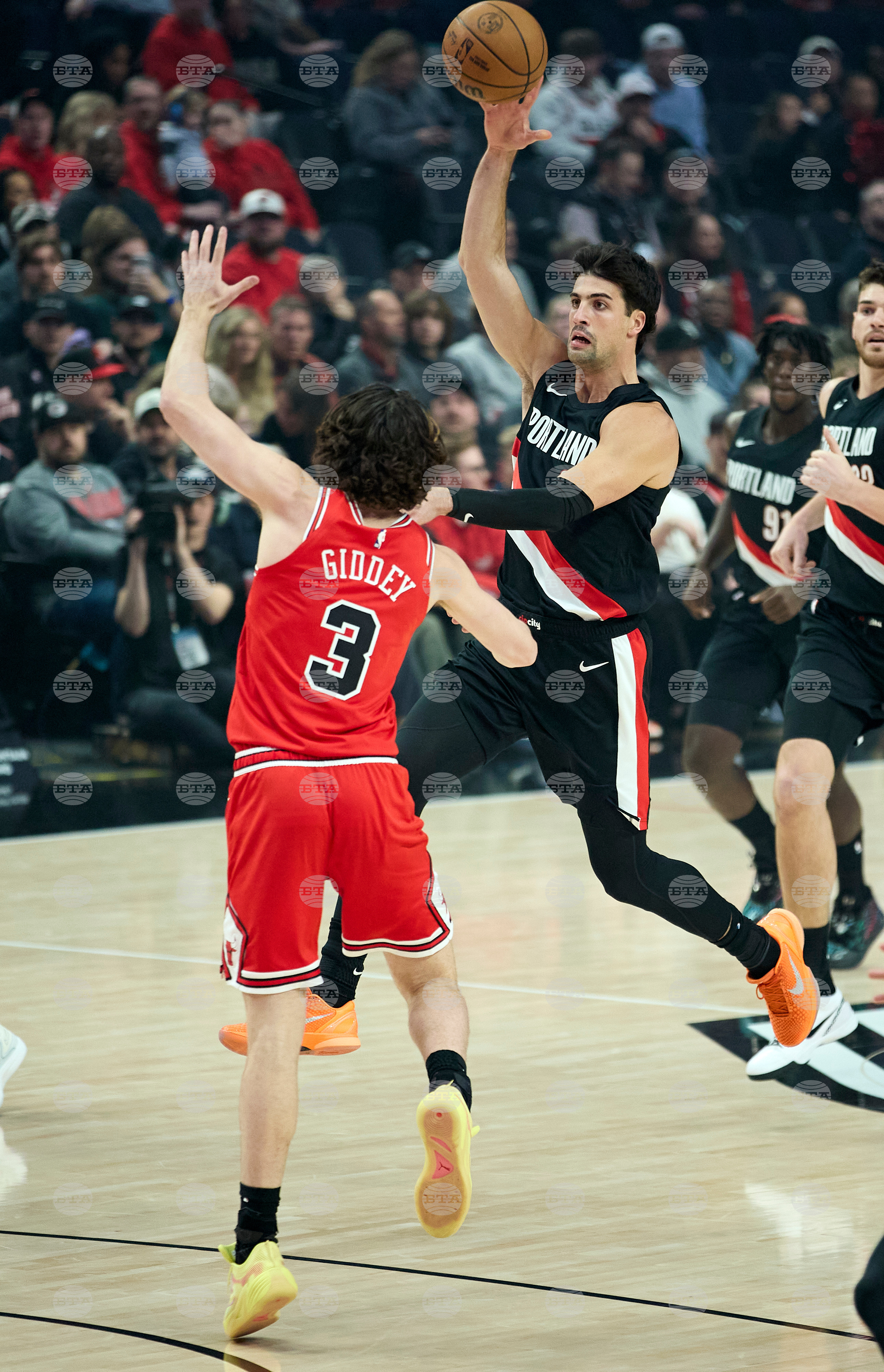 Trail Blazers Bulls Basketball