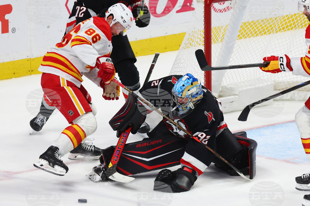 Flames Sabres Hockey