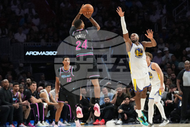 Warriors Heat Basketball