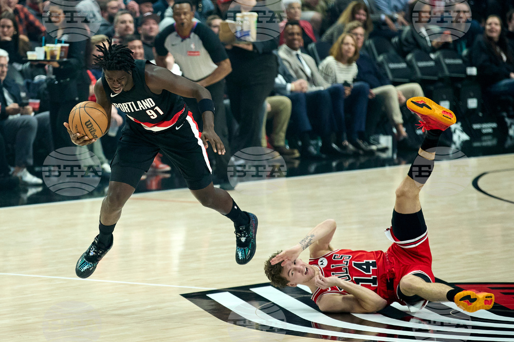 Trail Blazers Bulls Basketball