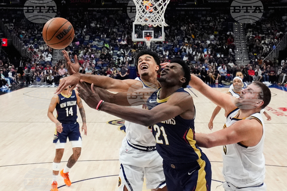 APTOPIX Nuggets Pelicans Basketball