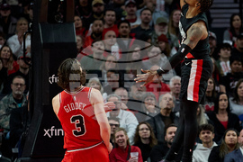 Bulls Trail Blazers Basketball
