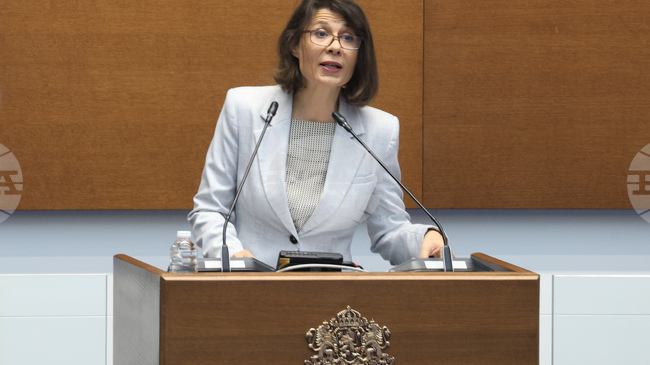 Левски мечтае за една държава, в която живеем ние в момента, заяви Елисавета Белобрадова в декларация от името на ПП-ДБ