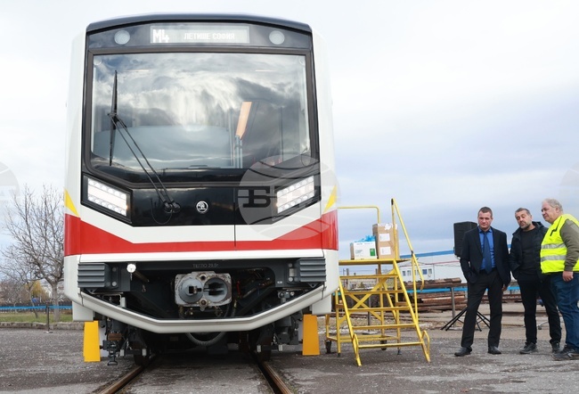 Sofia Metro Presents New Metro Trains from Czechia