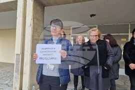 Разград - „Статистически изследвания“ - протест