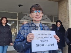 Разград - „Статистически изследвания“ - протест