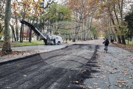 Ямбол - алеи - парк - ремонт