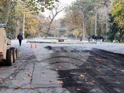 Ямбол - алеи - парк - ремонт