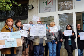 Варна - Национален статистически институт - служители - протест