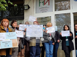 Варна - Национален статистически институт - служители - протест