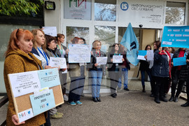 Варна - Национален статистически институт - служители - протест
