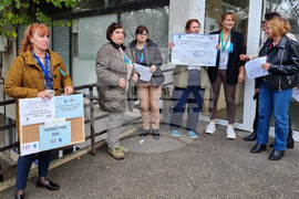 Варна - Национален статистически институт - служители - протест