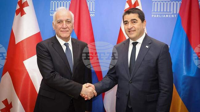 ГПБ: Председателят на грузинския парламент се срещна с арменския президент