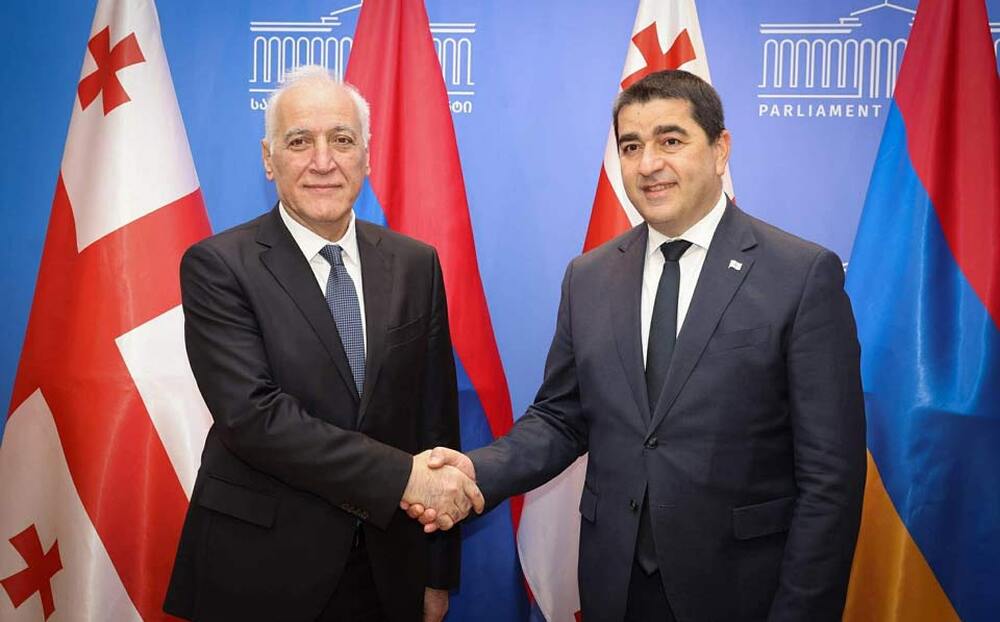 ГПБ: Председателят на грузинския парламент се срещна с арменския президент