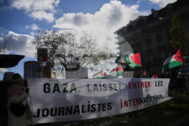France Israel Palestinian Protest