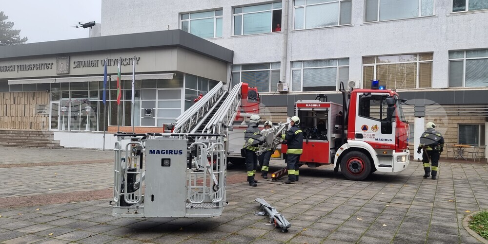 Шумен - пожаро-техническо учение