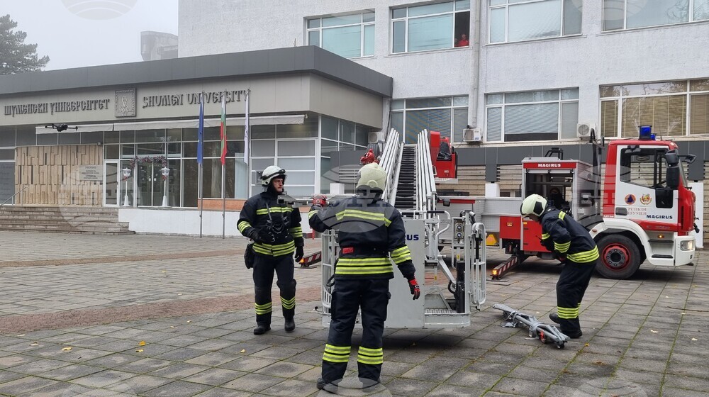 Шумен - пожаро-техническо учение