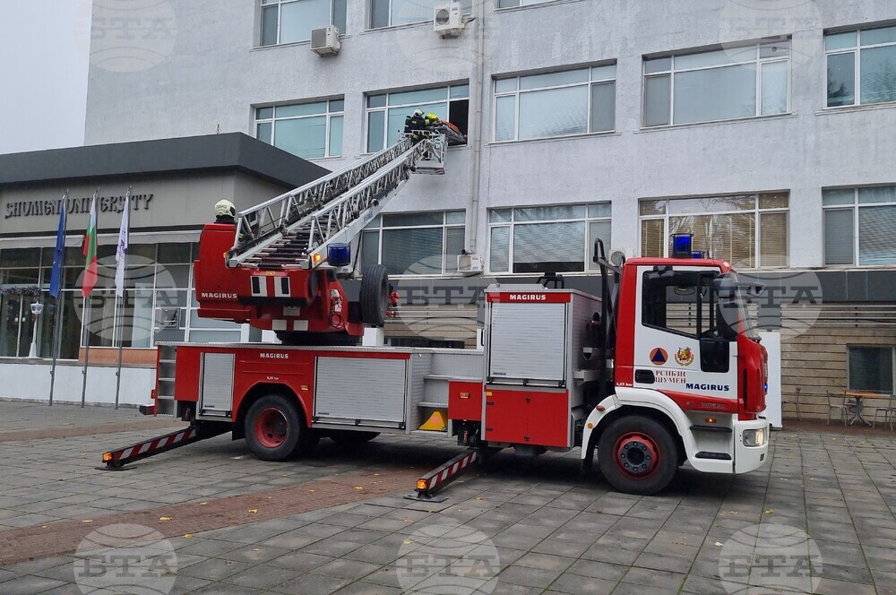 Шумен - пожаро-техническо учение