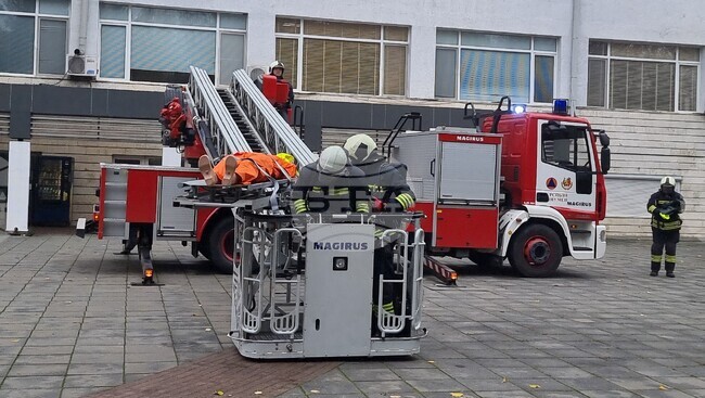 Шумен - пожаро-техническо учение