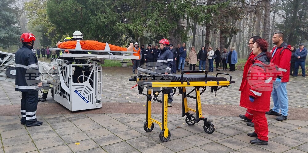 Шумен - пожаро-техническо учение