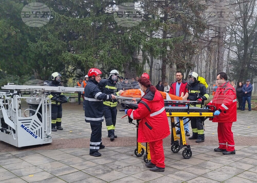 Шумен - пожаро-техническо учение