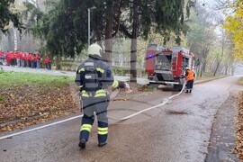 Шумен - пожаро-техническо учение