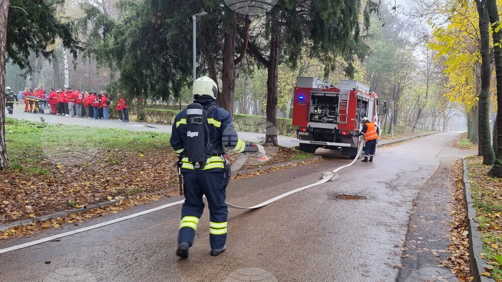 Шумен - пожаро-техническо учение