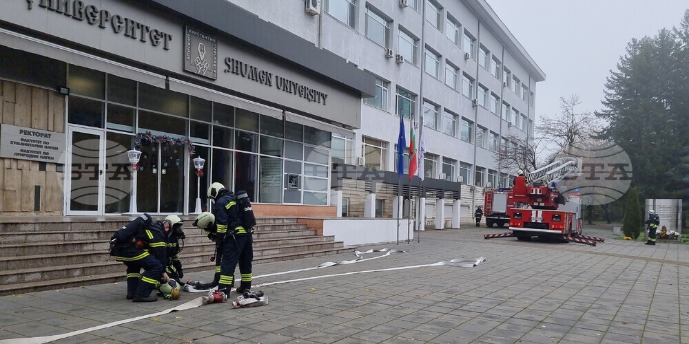 Шумен - пожаро-техническо учение