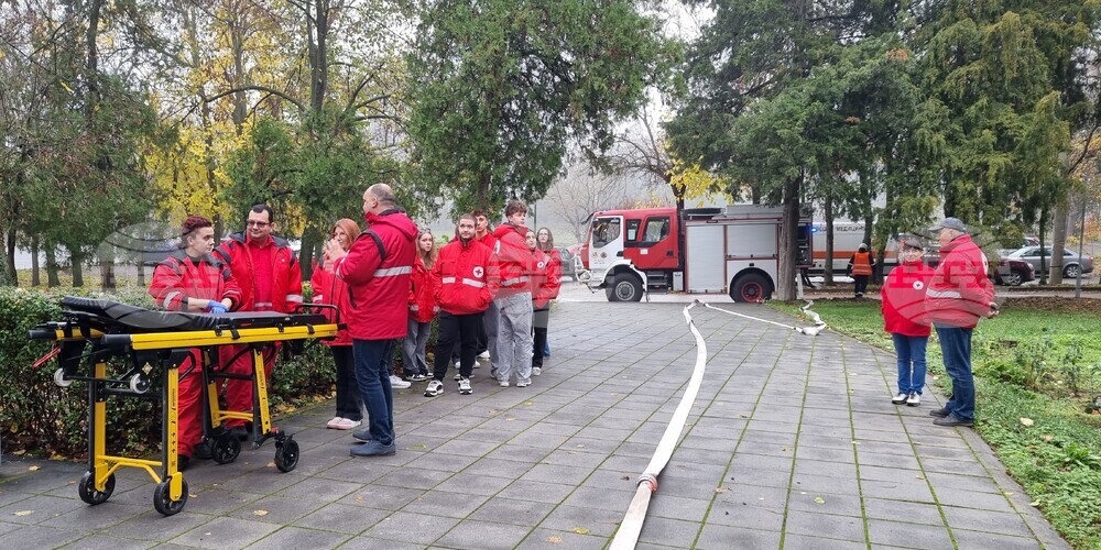 Шумен - пожаро-техническо учение