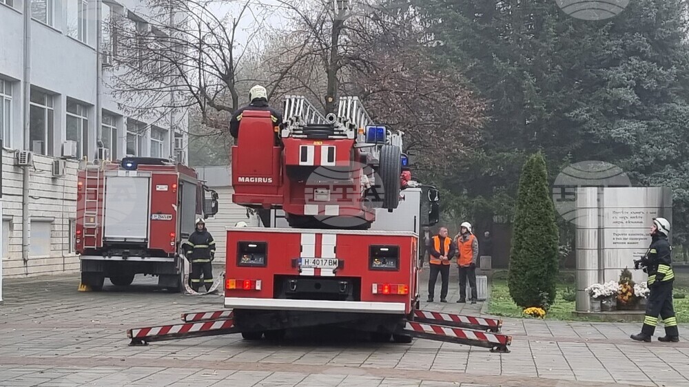 Шумен - пожаро-техническо учение