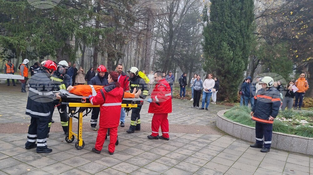 Шумен - пожаро-техническо учение