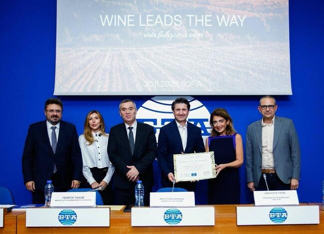 МТ: България се присъедини към културния маршрут на Съвета на Европа Iter Vitis