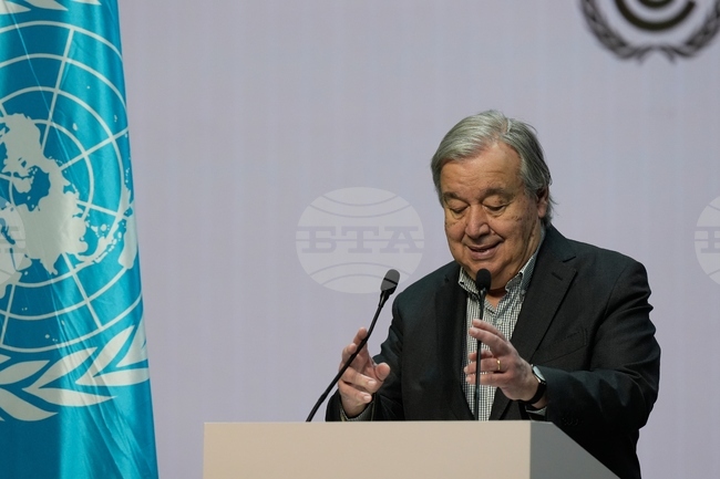 Генералният секретар на ООН Гутериш е "шокиран" от насилието срещу демонстранти в Иран 