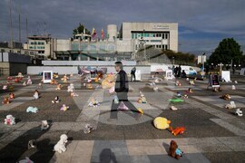 Colombia Child Abuse Protest