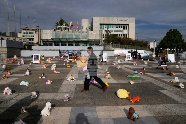 Colombia Child Abuse Protest