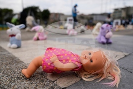 Colombia Child Abuse Protest