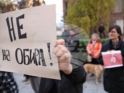 Протест - синя и зелена зона